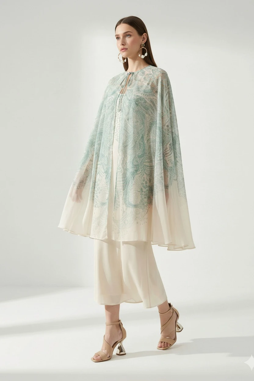 Neck-Tie Overlay Dress